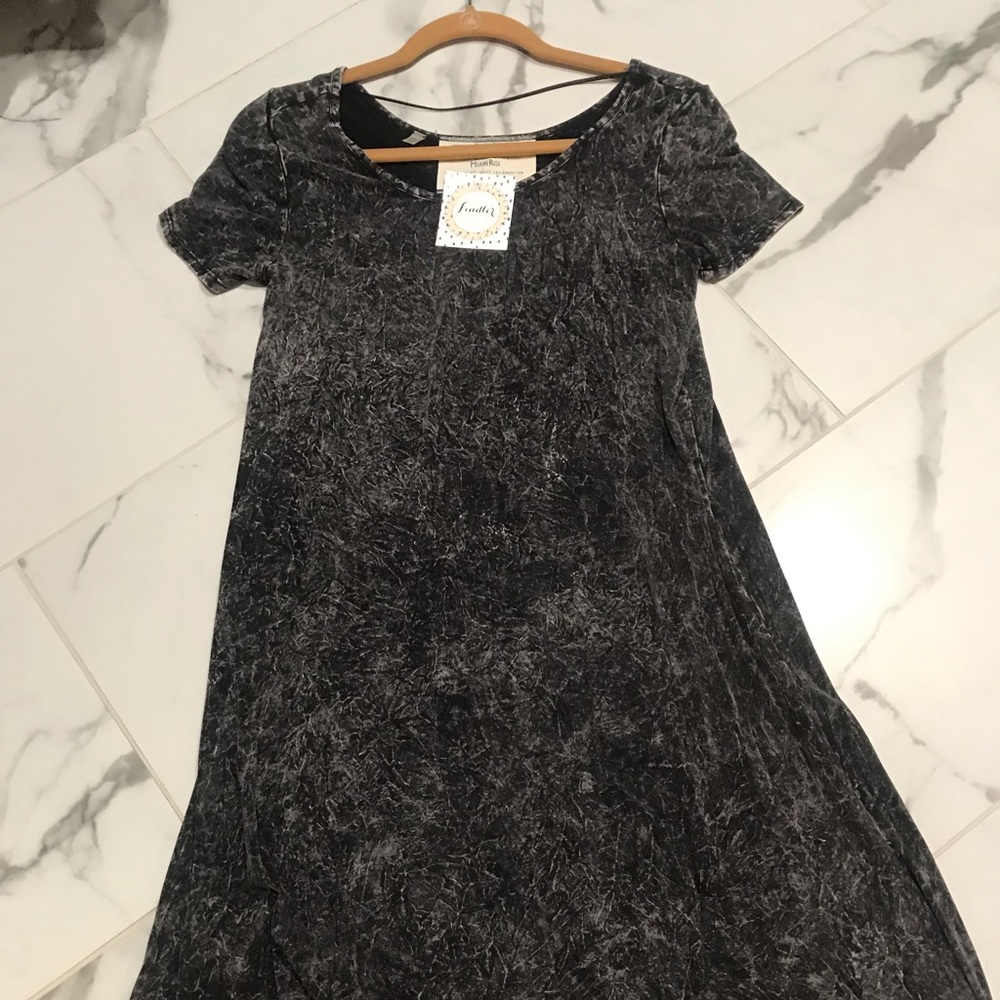 Gray/black knit dress.  NWT!
